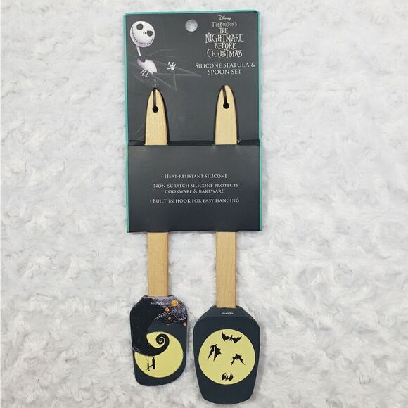 Disney Nightmare Before Christmas Silcone Spatula and Spoon Set Tim Burton - Picture 4 of 5